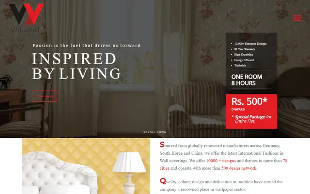 Wallart India website